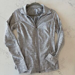 Old Navy Women's Athletic Gray Zip-Up Jacket